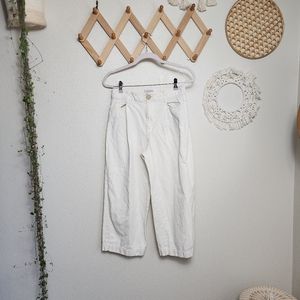 Vince White Wide Leg Pants